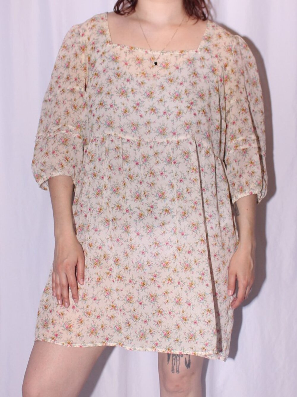 Wild Fable floral sheer dress